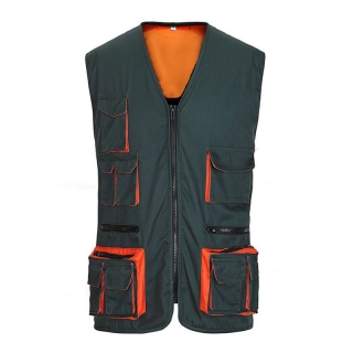 VEST-Q005MU  Men's Green